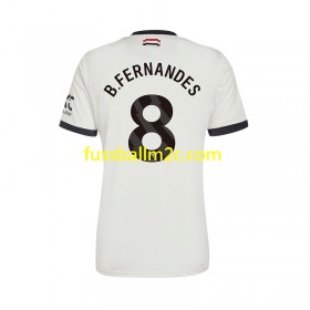 Fußballtrikots Manchester United Bruno Fernandes 8 Ausweich Trikotsatz 2024-2025